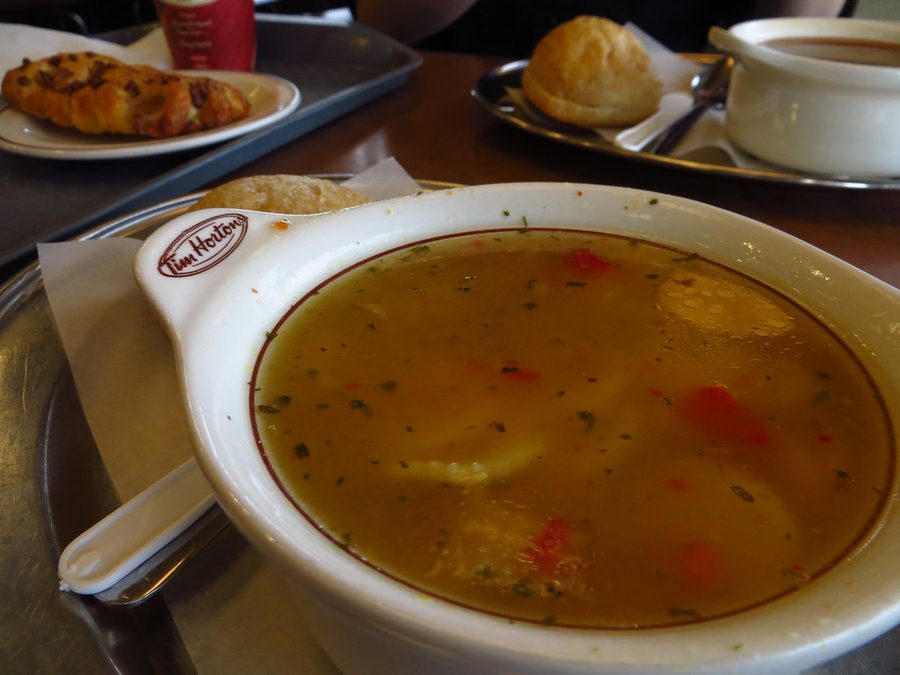 Суп с вермишелью на мясном бульоне